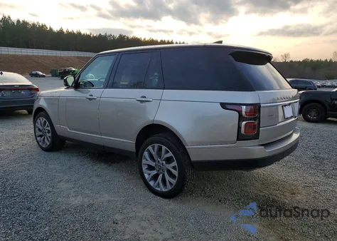 2018 Land Rover Range Rover Hse z USA, uszkodzony, nr VIN SALGS2SV0JA389983